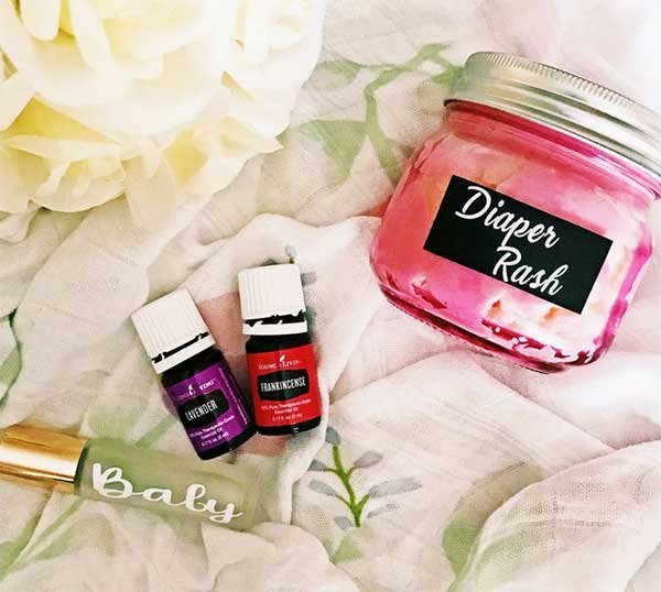 Essential oils for diaper rash