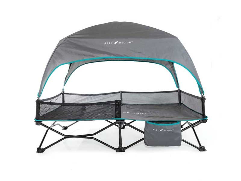 best toddler travel bed: Go With Me Bungalow Portable Travel Cot