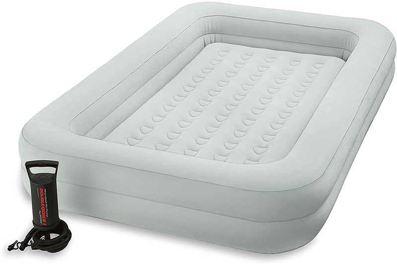 best toddler travel bed: Intex Travel Bed Kids Child Inflatable Airbed Toddler Portable Air Bed