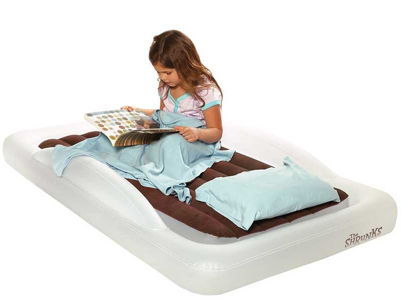 best toddler travel bed: The Shrunks Toddler Travel Bed Portable Inflatable Air mattress